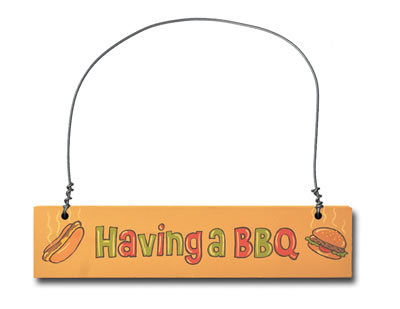 Having a BBQ